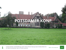 Tablet Screenshot of potsdamer-konferenz.de